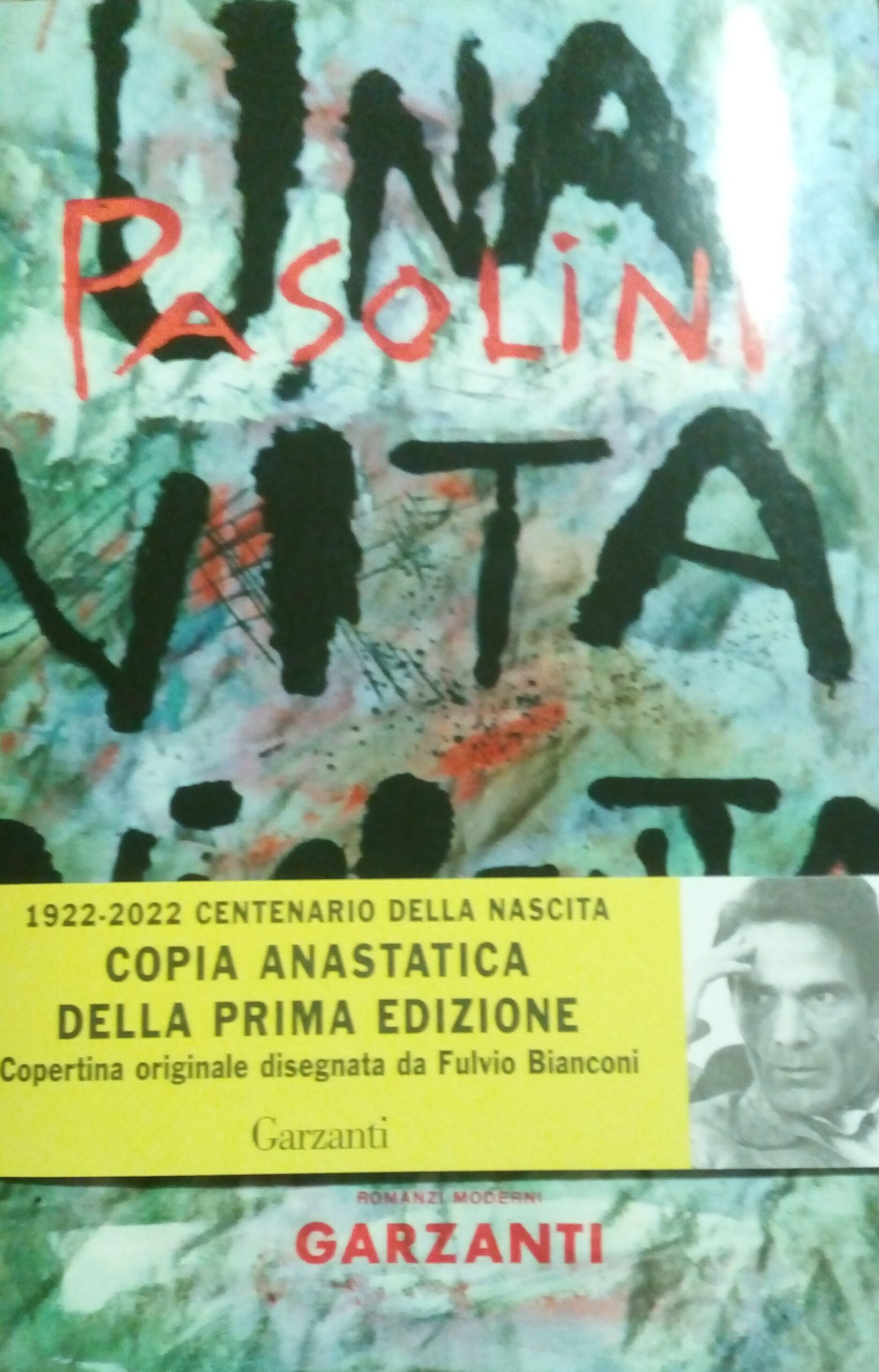 ‘Una vita violenta’, l’edizione anastatica della Garzanti in occasione del centenario della nascita di Pasolini