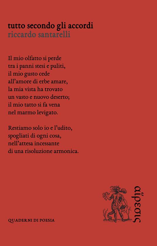 ‘Tutto secondo gli accordi’, poesia e musica nella raccolta poetica di Riccardo Santarelli